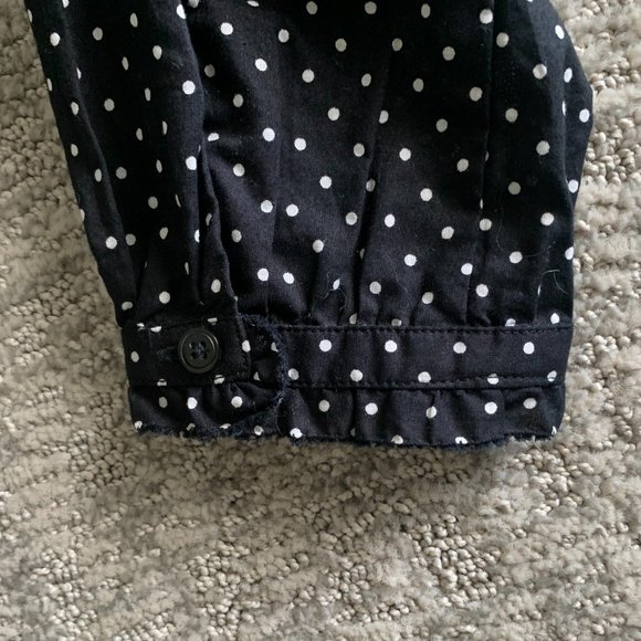 2/$25 Jones New York Black/White polka dot blouse - Size Medium - Picture 4 of 9
